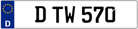 Truck License Plate